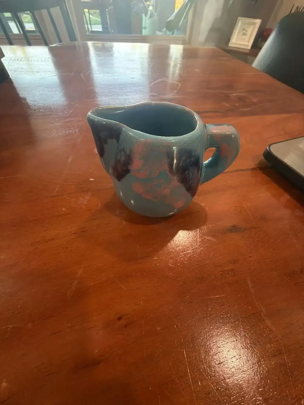 Quebec Pottery Artisan Handcrafted Studio Pottery Creamer